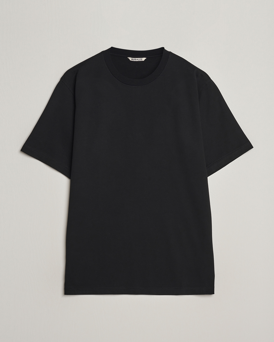 Herren |  | Auralee | Luster Plating T-Shirt Black