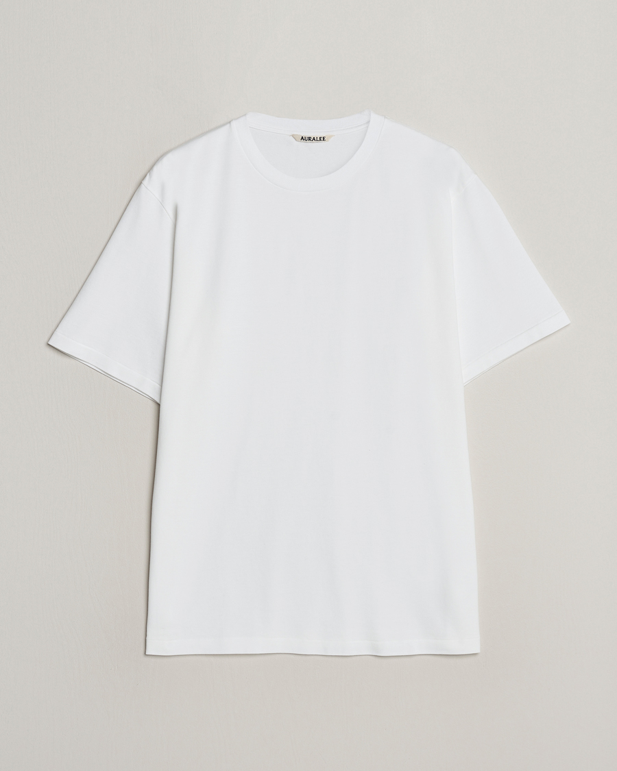 Herren |  | Auralee | Luster Plating T-Shirt White