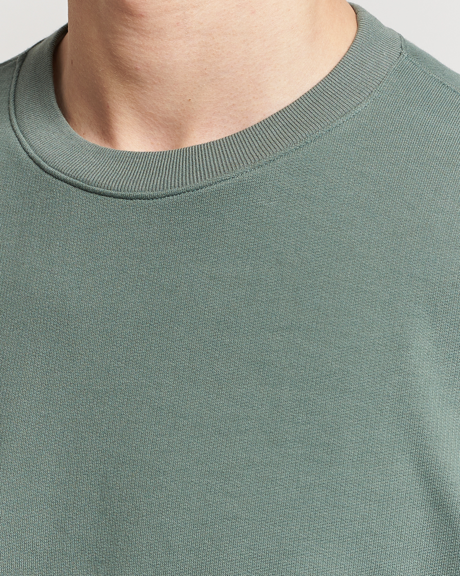 Herren | Pullover | Auralee | Super High Gauze Sweatshirt Dustry Green