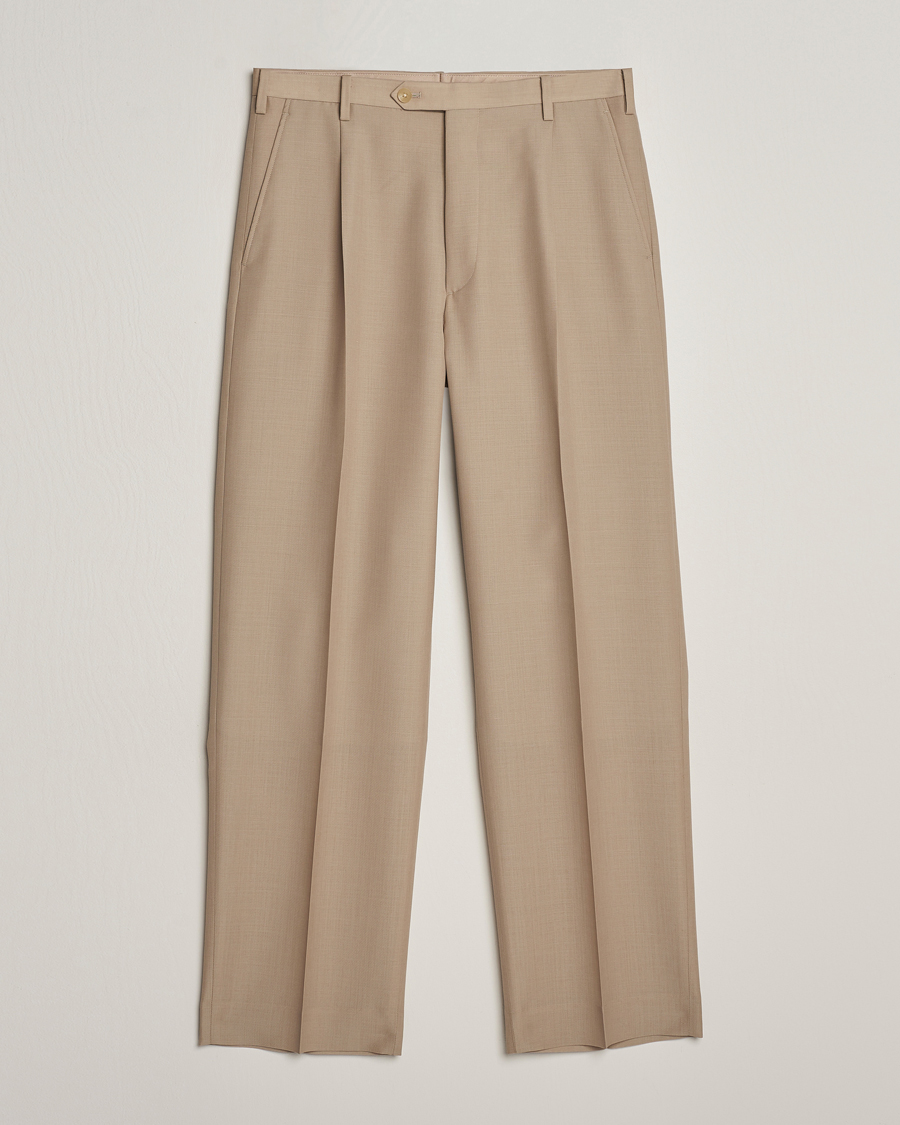 Herren |  | Auralee | Tropical Wool/Mohair Slacks Beige