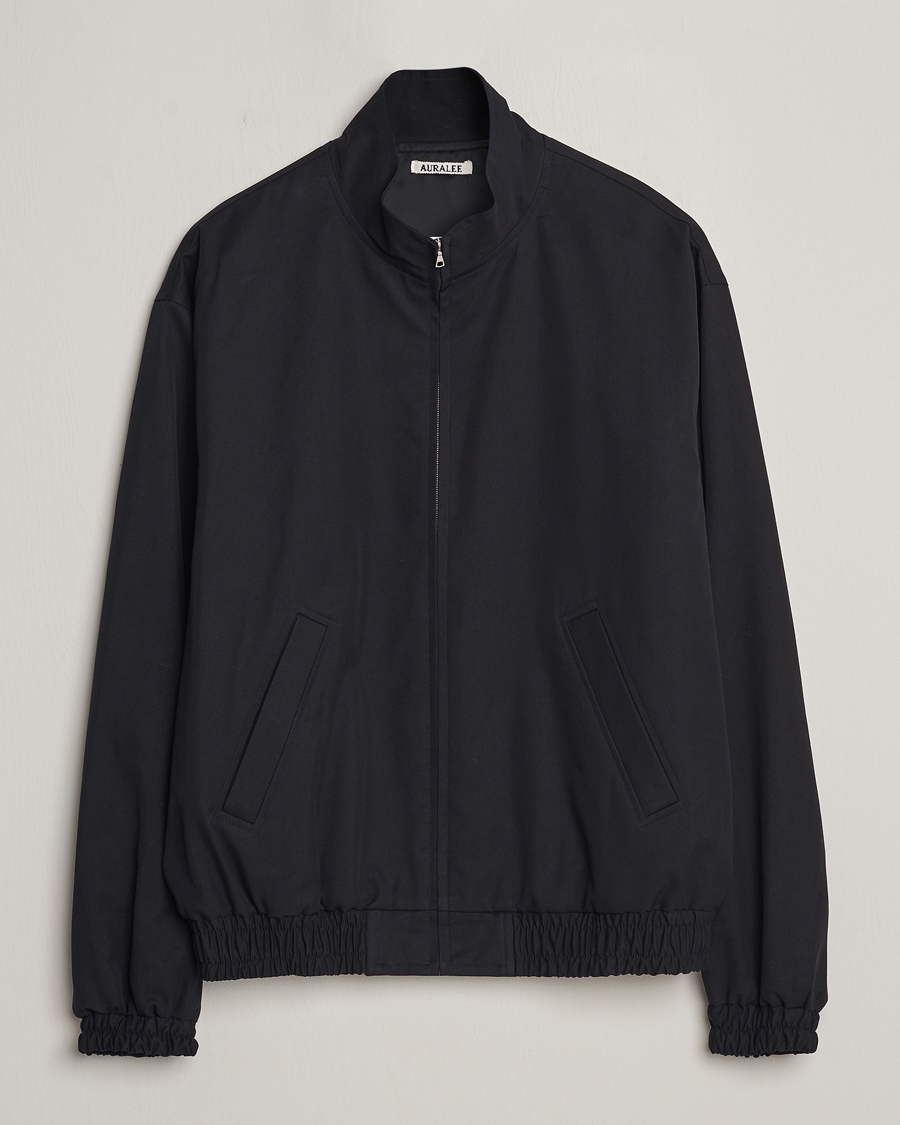 Herren | Jacken | Auralee | Washed Silk Chambray Blouson Black