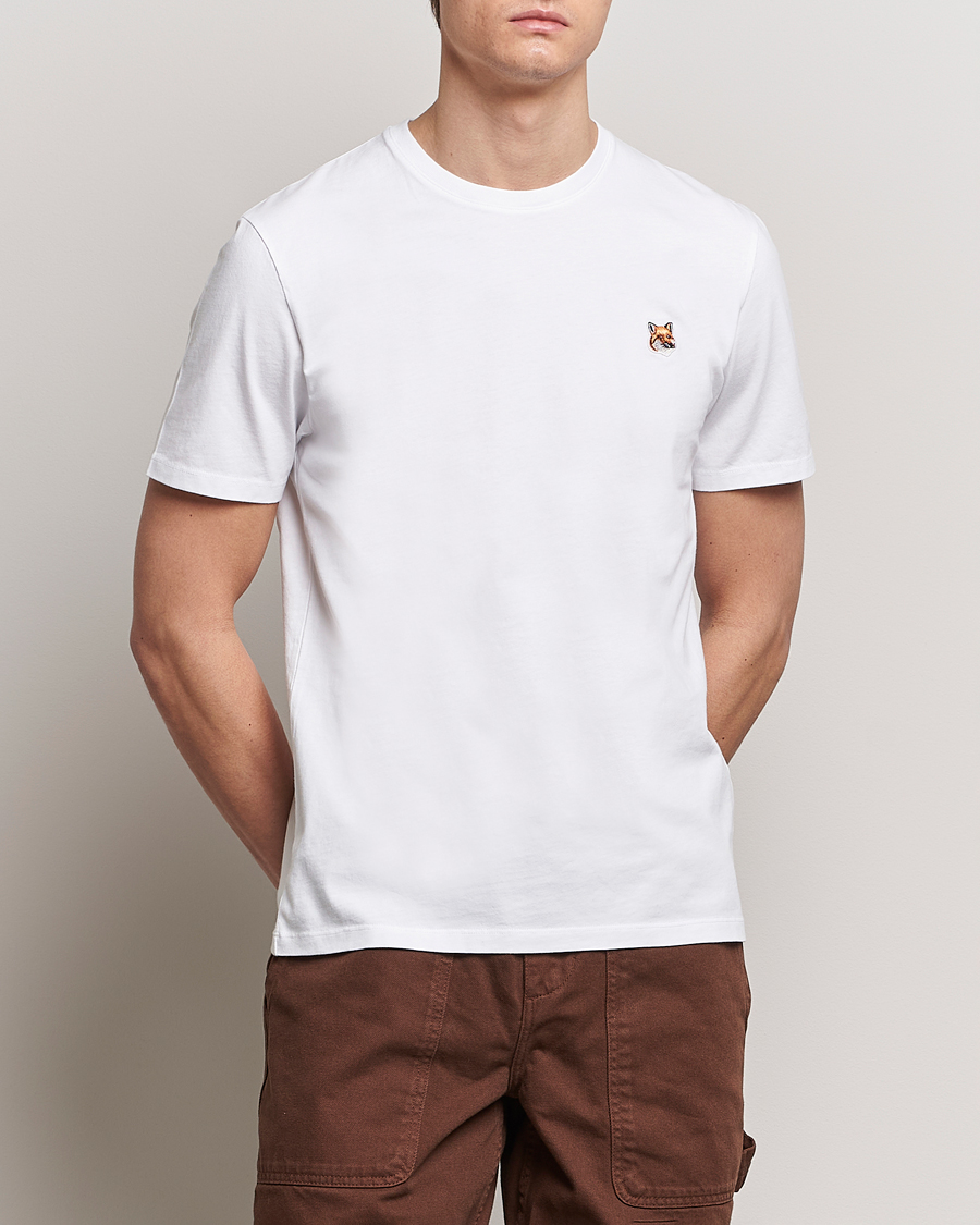 Herren | Weiße T-Shirts | Maison Kitsuné | Fox Head T-Shirt White