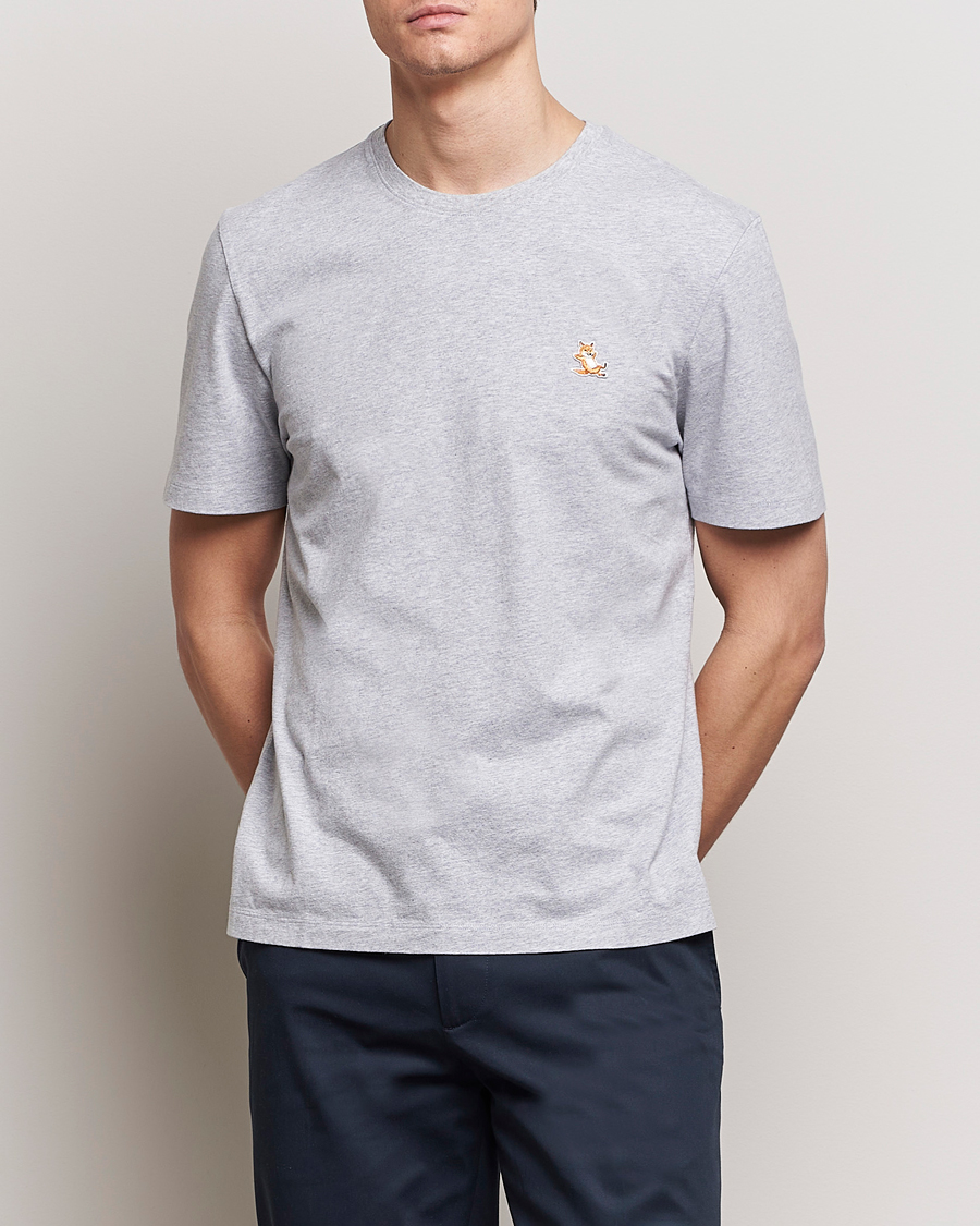 Herr |  | Maison Kitsuné | Chillax Fox T-Shirt Light Grey Melange