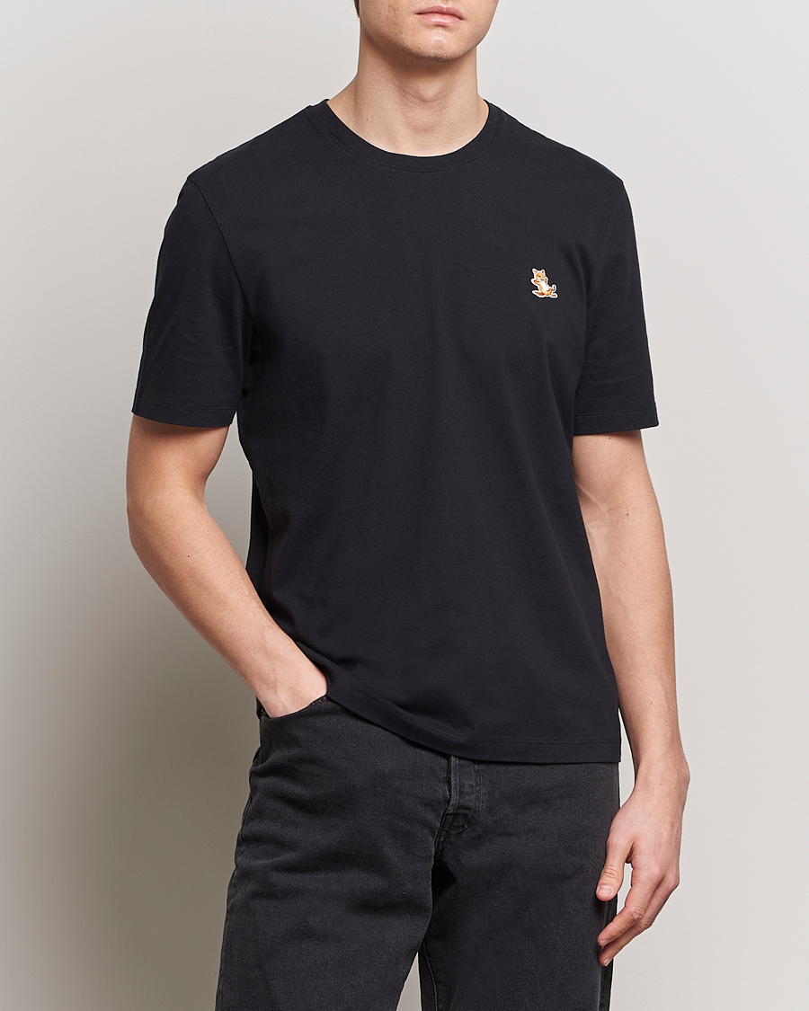 Herr | Svarta t-shirts | Maison Kitsuné | Chillax Fox T-Shirt Black