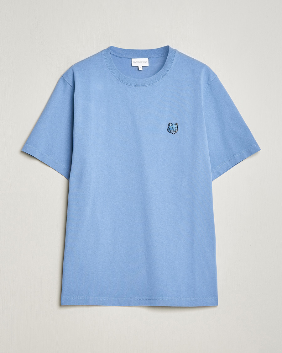 Herren | T-Shirts | Maison Kitsuné | Tonal Fox Head T-Shirt Hampton Blue