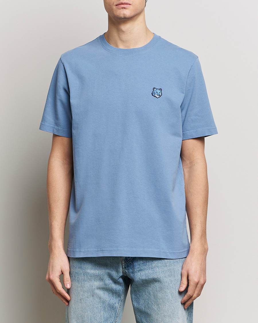 Herren |  | Maison Kitsuné | Tonal Fox Head T-Shirt Hampton Blue