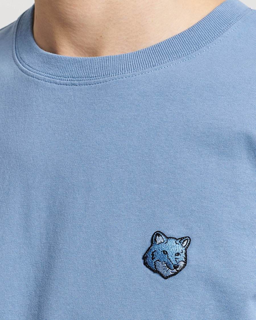 Herren | T-Shirts | Maison Kitsuné | Tonal Fox Head T-Shirt Hampton Blue