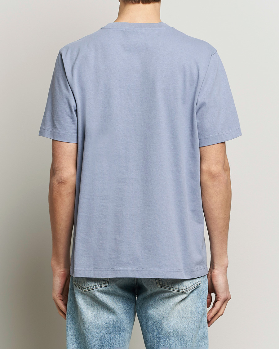 Herren | T-Shirts | Maison Kitsuné | Racing Fox T-Shirt Duster Blue