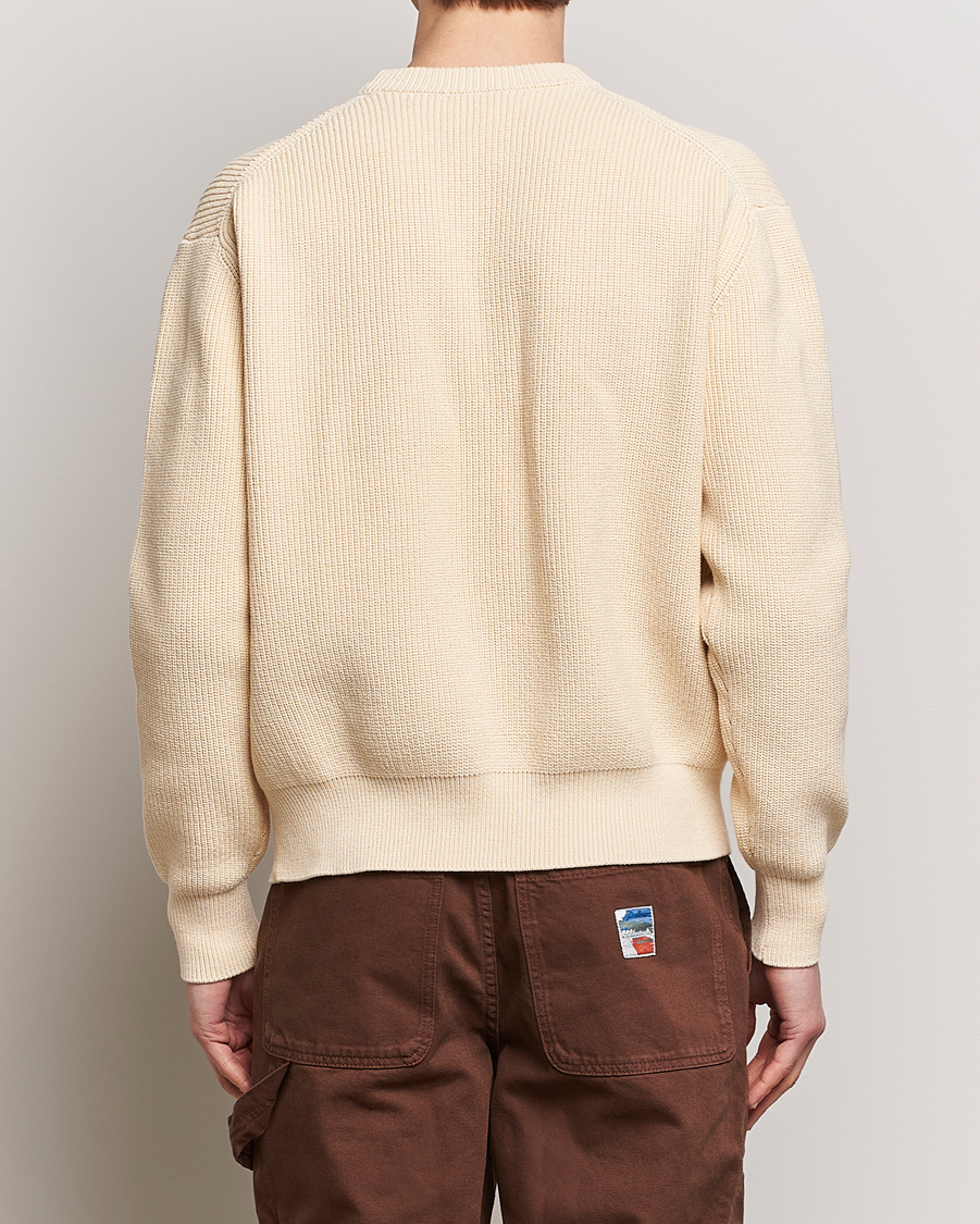 Herren | Pullover | Maison Kitsuné | Tonal Fox Ribbed Crew Neck Paper