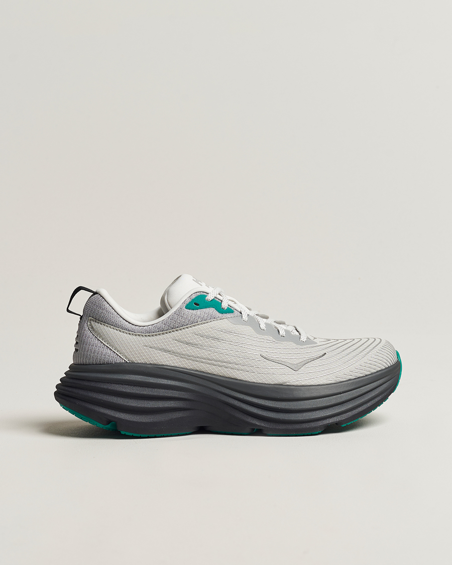 Herren | Hoka Stealth/Tech Bondi 8 Harbor Mist/Black | Hoka One One | Hoka Stealth/Tech Bondi 8 Harbor Mist/Black