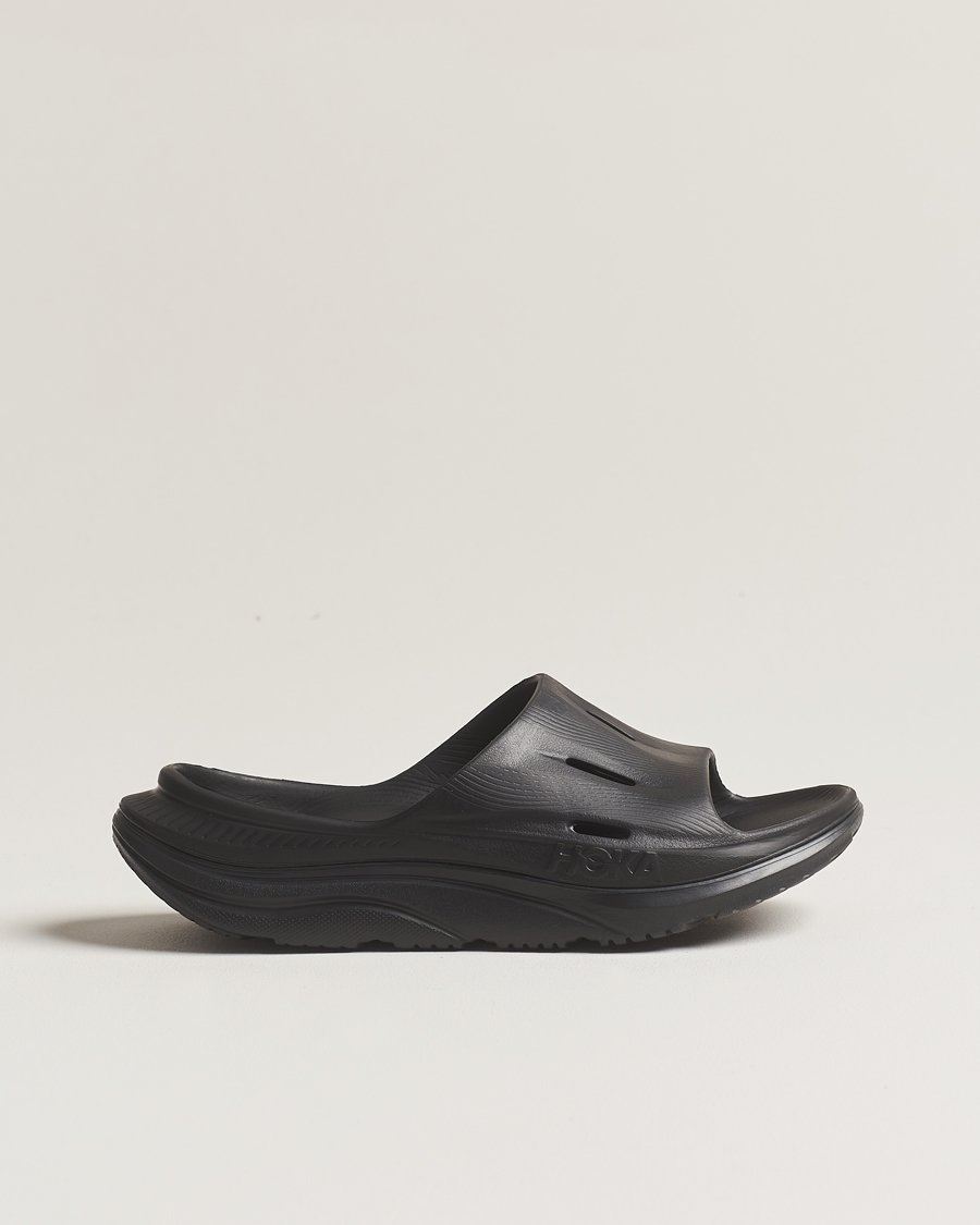 Herren | Hoka Ora Recovery Slide 3 Black | Hoka One One | Hoka Ora Recovery Slide 3 Black