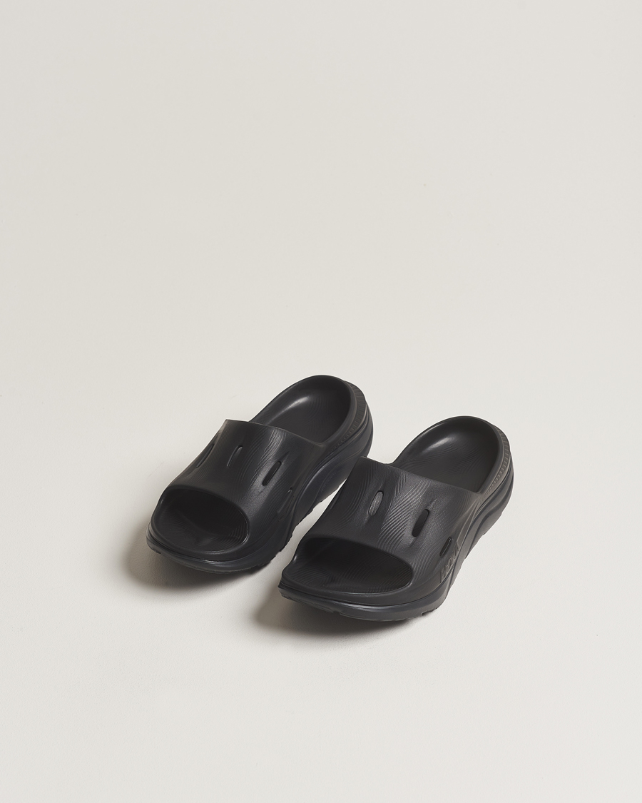 Herren | Hoka Ora Recovery Slide 3 Black | Hoka One One | Hoka Ora Recovery Slide 3 Black