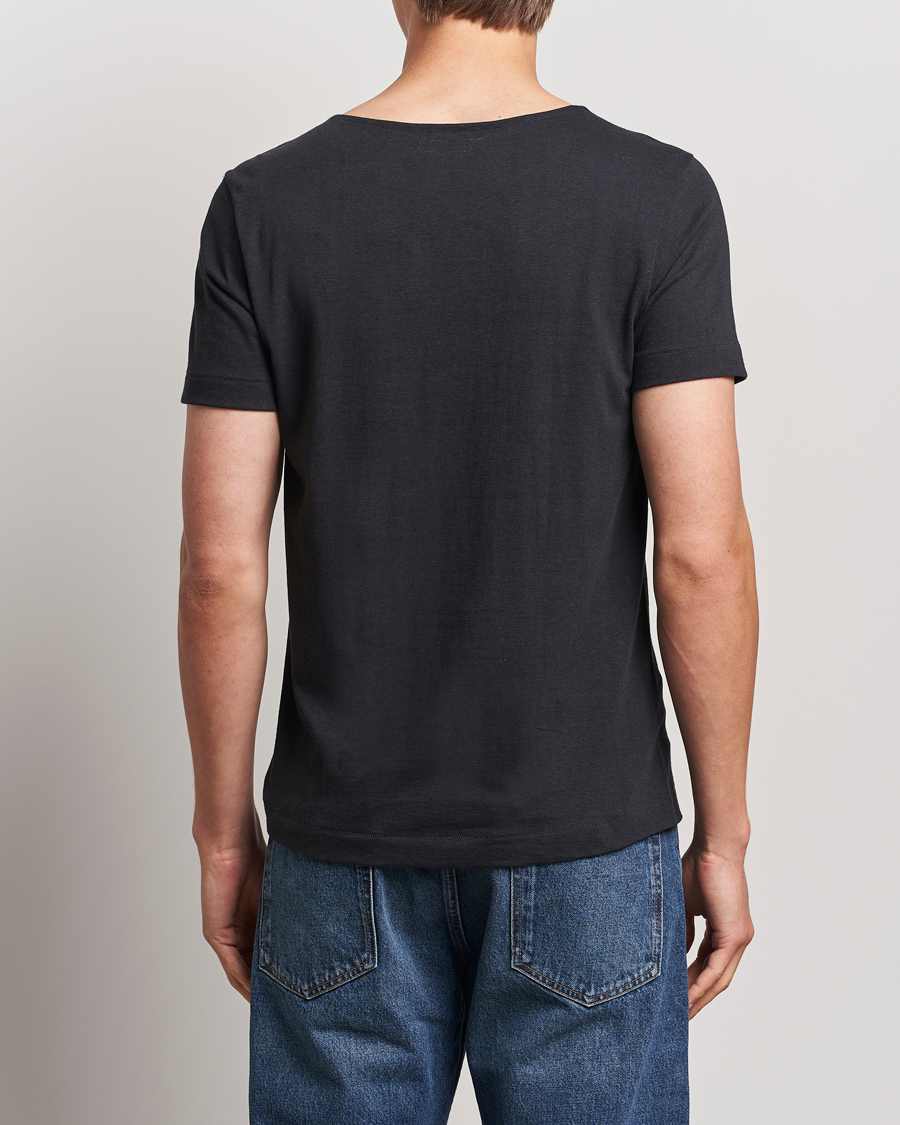 Herren | T-Shirts | Merz b. Schwanen | 1920s Loopwheeled T-Shirt Charcoal