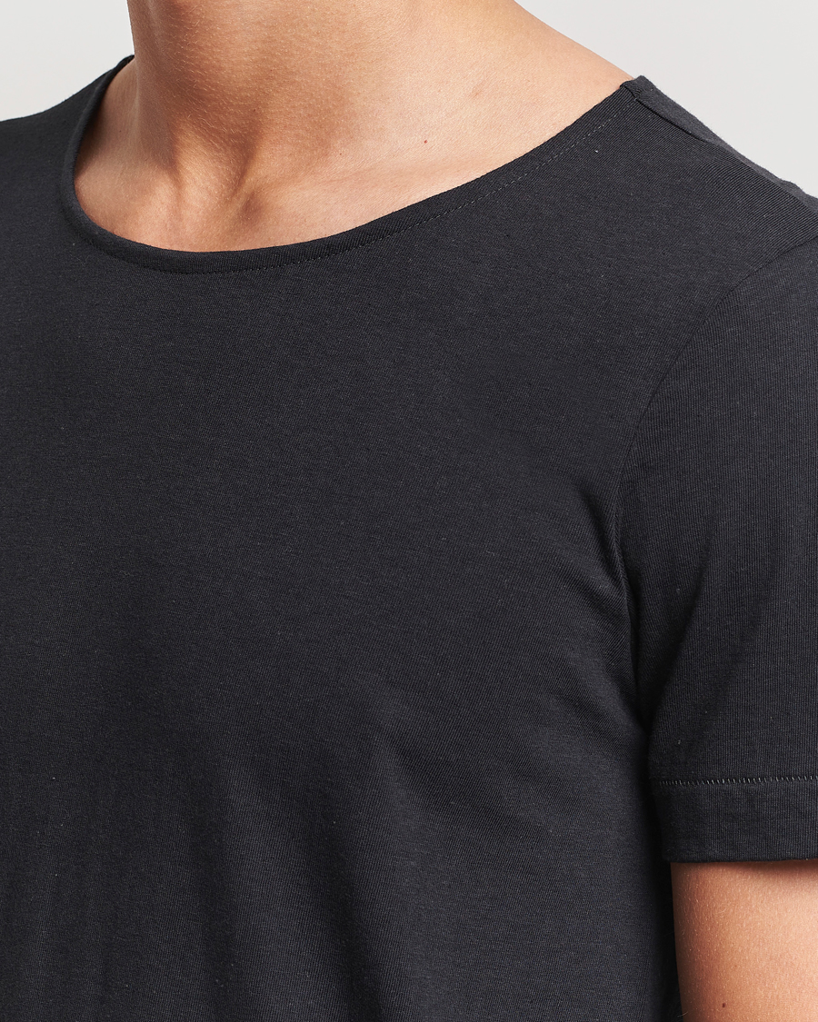 Herren | T-Shirts | Merz b. Schwanen | 1920s Loopwheeled T-Shirt Charcoal