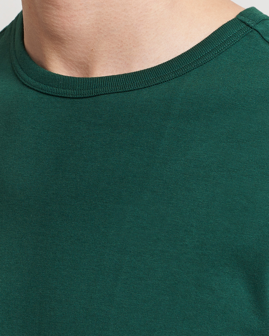 Herren | T-Shirts | Merz b. Schwanen | 1950s Classic Loopwheeled T-Shirt Classic Green