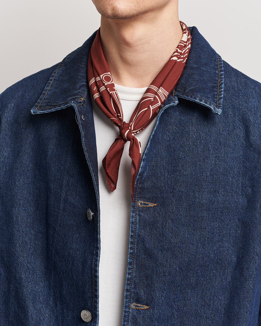 Herren | Contemporary Creators | Merz b. Schwanen | Cotton Bandana Chestnut