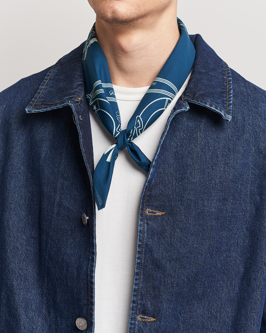 Herren | Merz b. Schwanen | Merz b. Schwanen | Cotton Bandana Ink Blue