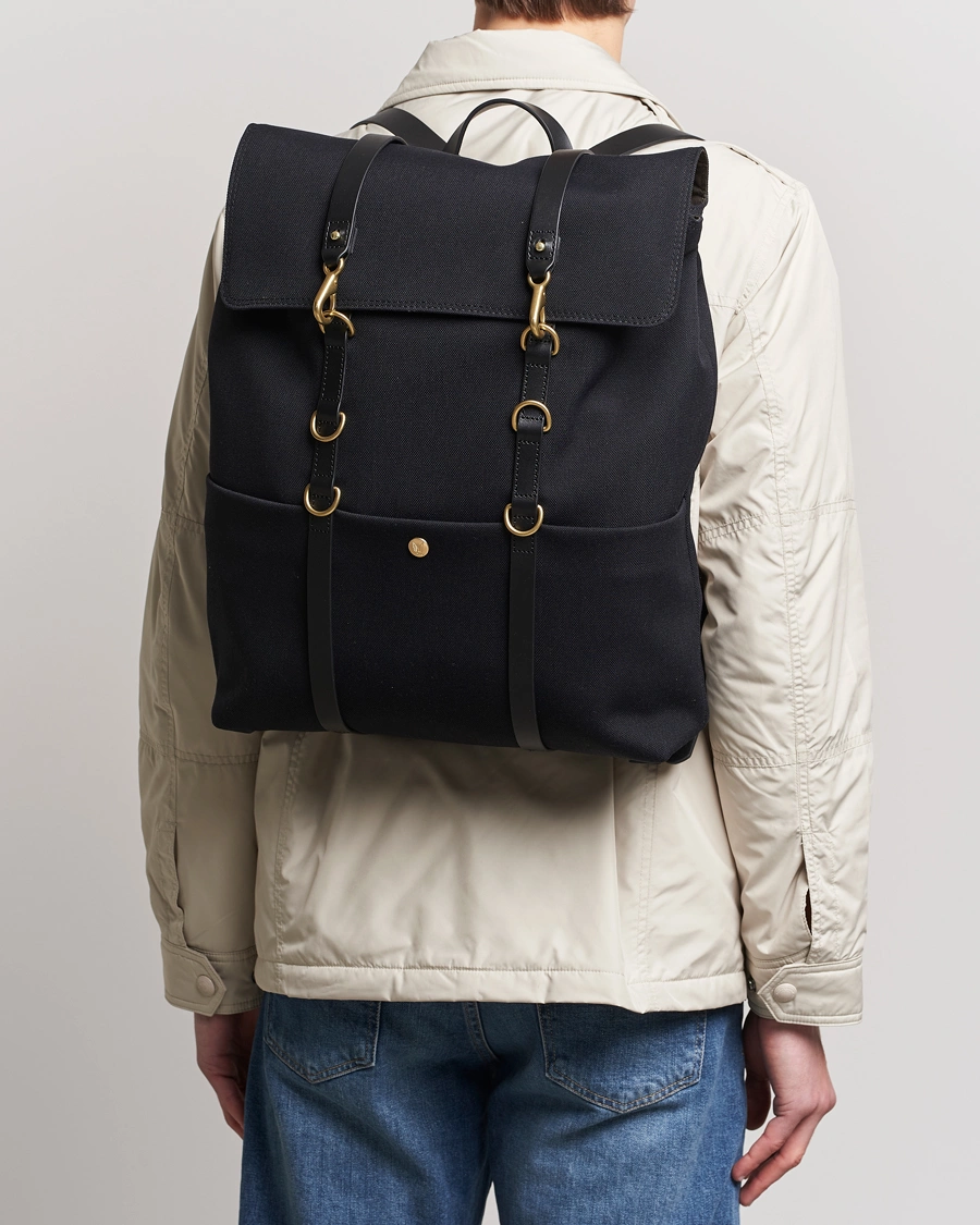 Men | Backpacks | Mismo | M/S Nylon Backpack Coal/Black