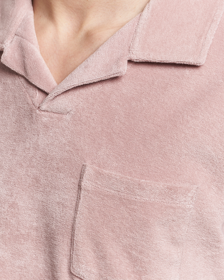 Herren | Poloshirts | Altea | Terry Cotton Polo Rosa