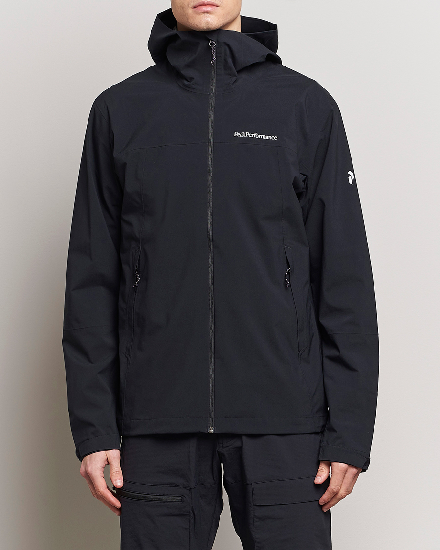 Herren | Jacken | Peak Performance | Trail Hipe Hooded Shell Jacket Black