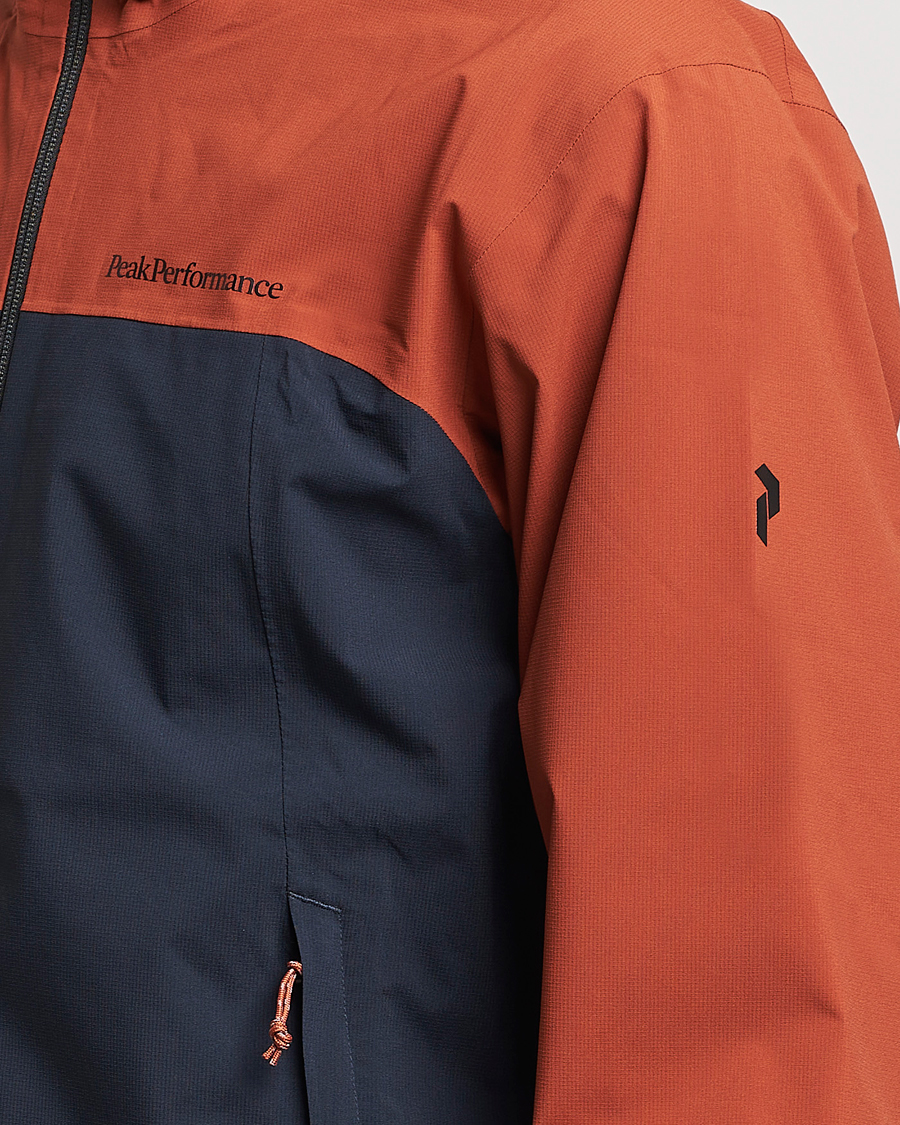 Herren | Jacken | Peak Performance | Trail Hipe Hooded Jacket Spiced/Salute Navy/Desert
