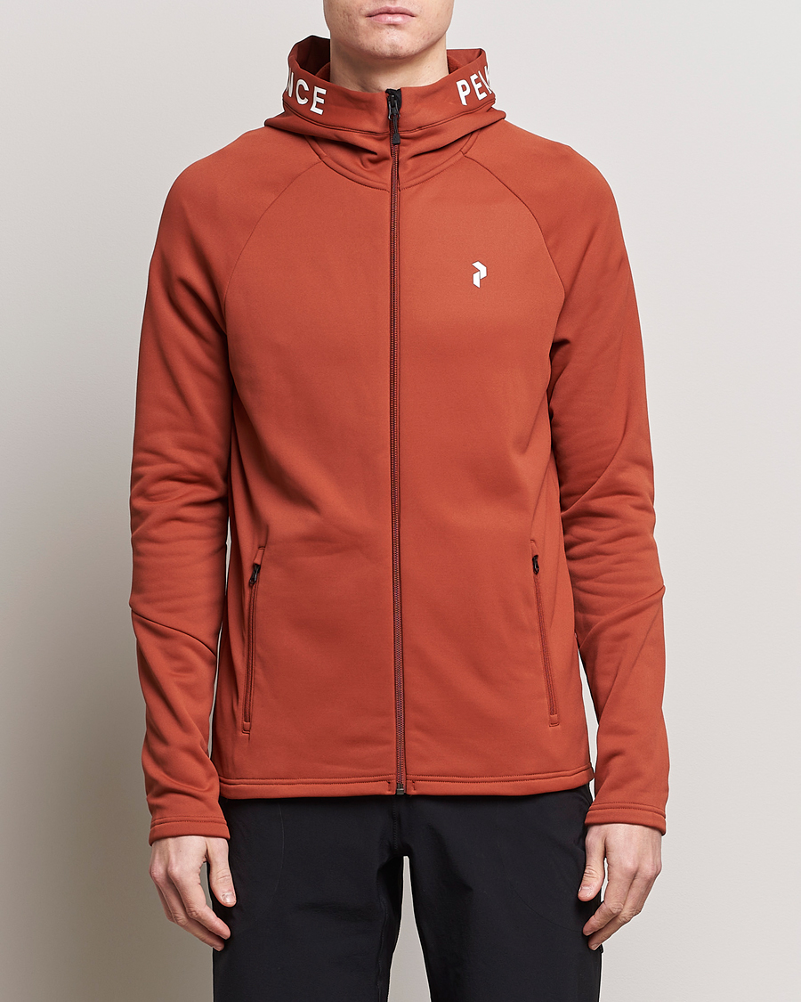 Men | Peak Performance | Peak Performance | Rider Hooded Full Zip Spiced