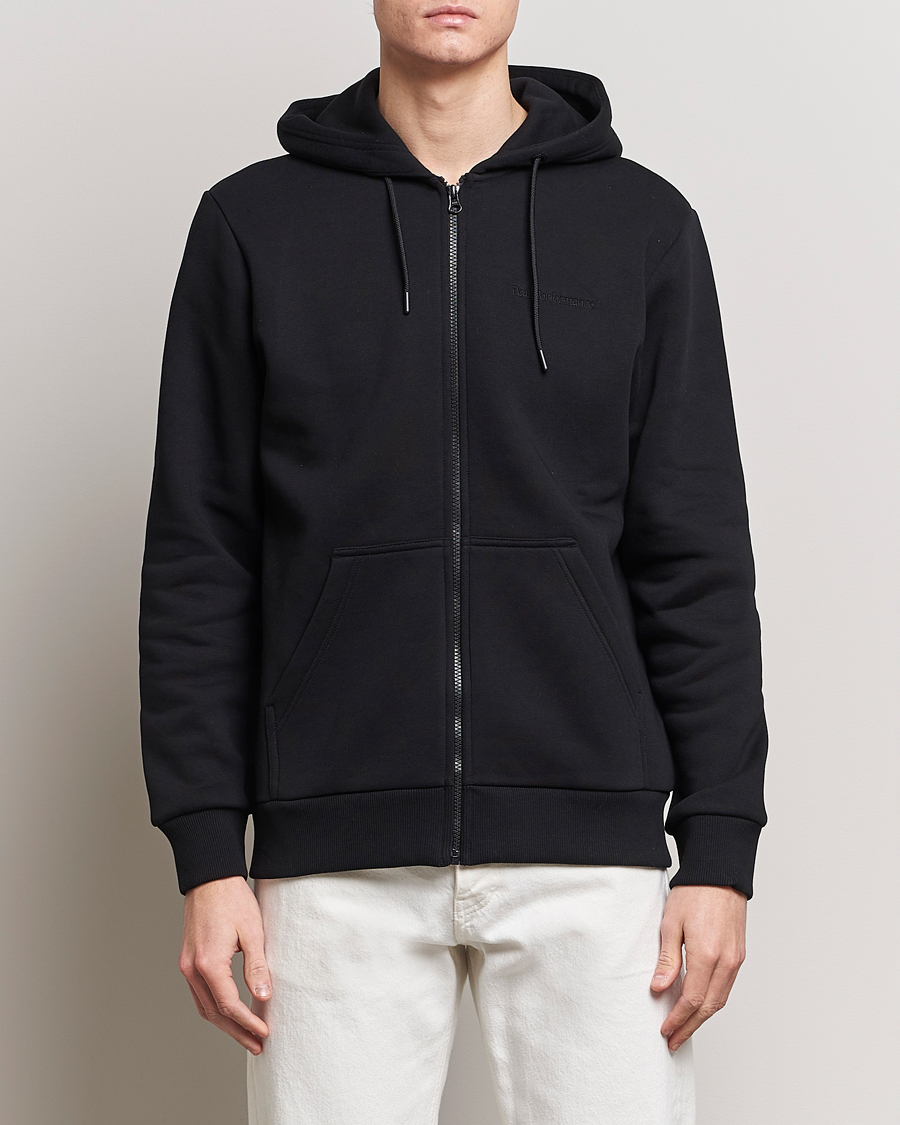 Herren | Kleidung | Peak Performance | Original Logo Full Zip Hoodie Black