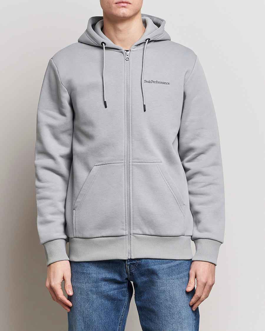 Herren | Treue-Rabatt für Stammkunden | Peak Performance | Original Logo Full Zip Hoodie Desert Blow