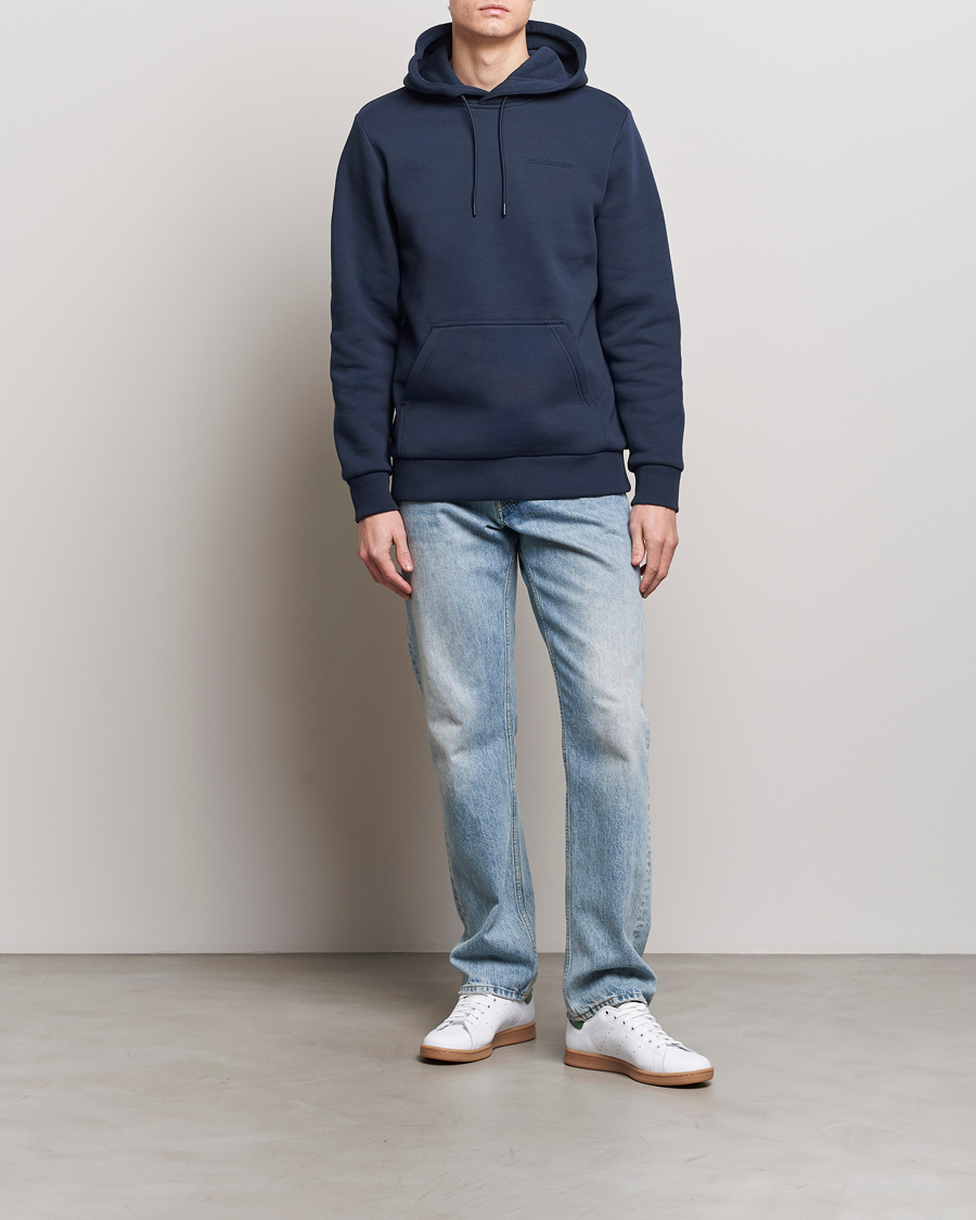 Herren | Pullover | Peak Performance | Original Hoodie Blue Shadow