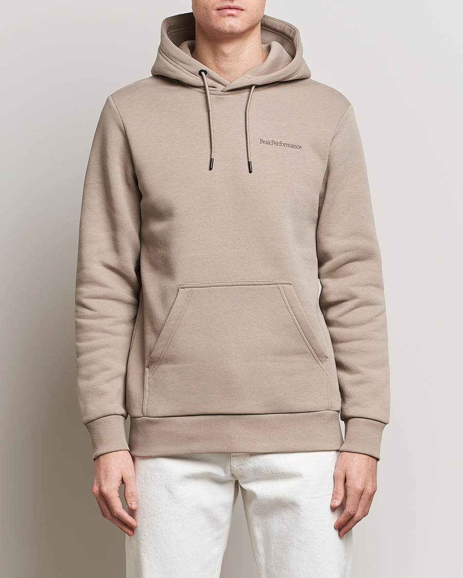 Herren | Kleidung | Peak Performance | Original Logo Hoodie Avid Beige