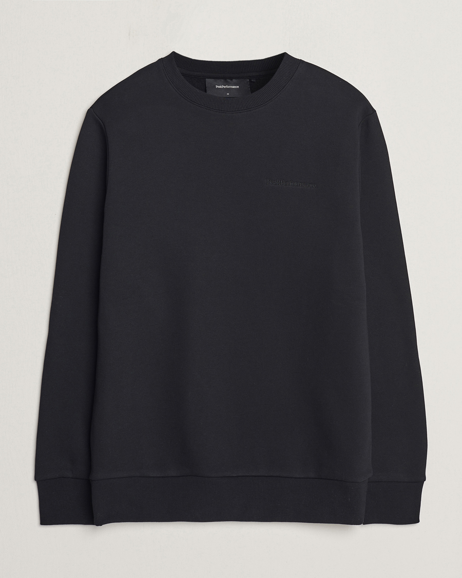 Herren | Pullover | Peak Performance | Original Crew Neck Sweatshirt Black