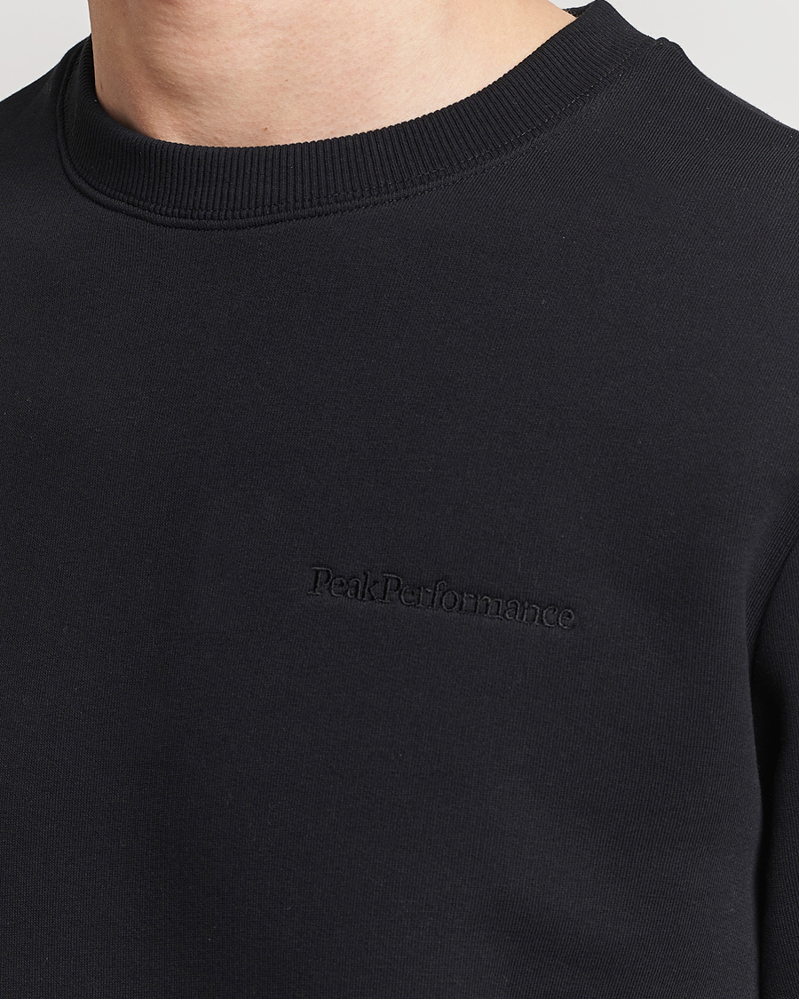 Herren | Pullover | Peak Performance | Original Crew Neck Sweatshirt Black