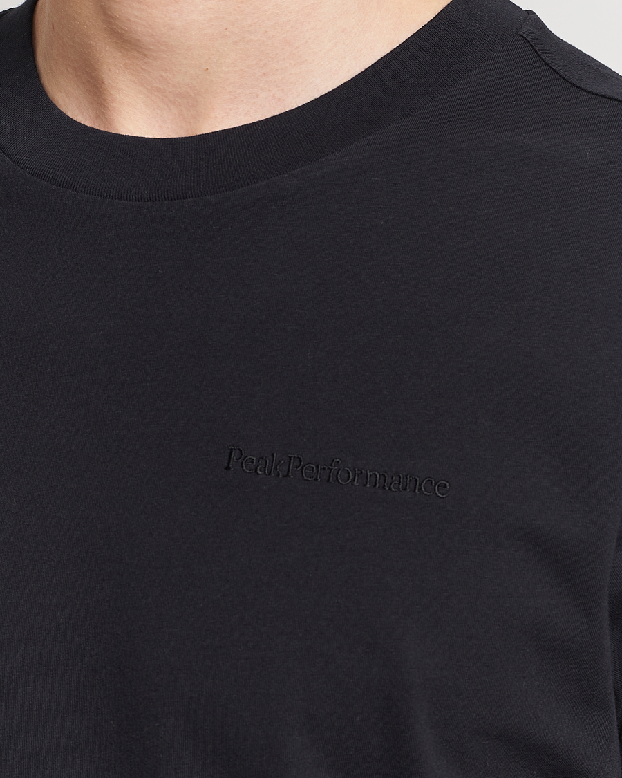 Herren | T-Shirts | Peak Performance | Original Logo Crew Neck T-Shirt Black