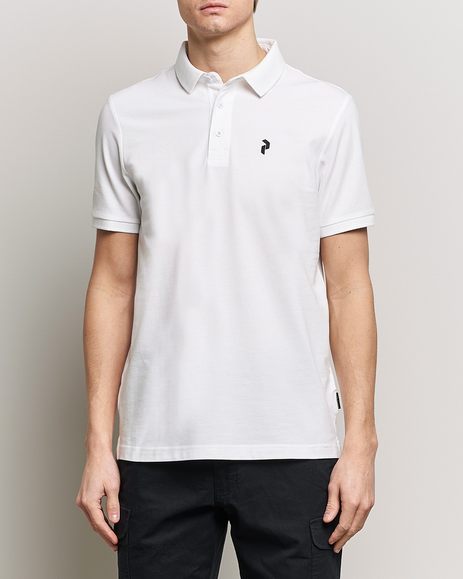 Men |  | Peak Performance | Classic Cotton Polo White