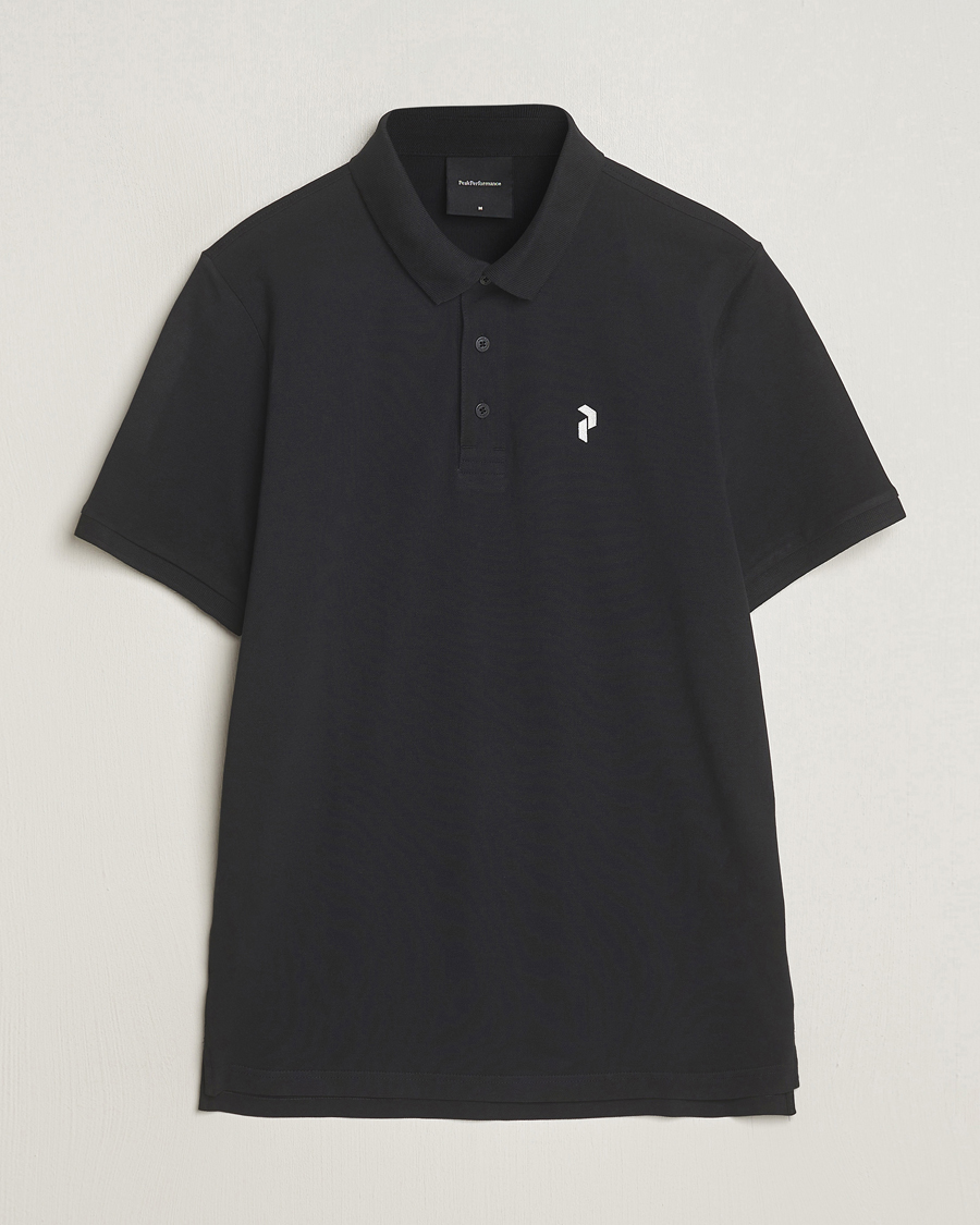 Herren | Poloshirts | Peak Performance | Classic Cotton Polo Black