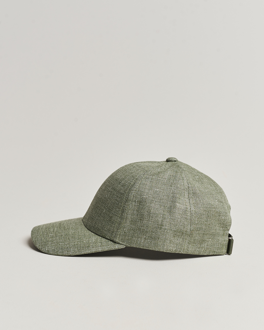 Herren |  | Varsity Headwear | Linen Baseball Cap Pistachio Green