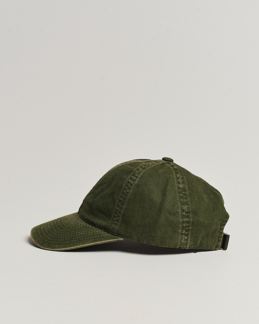 Herren | New Nordics | Varsity Headwear | Washed Cotton Baseball Cap Green