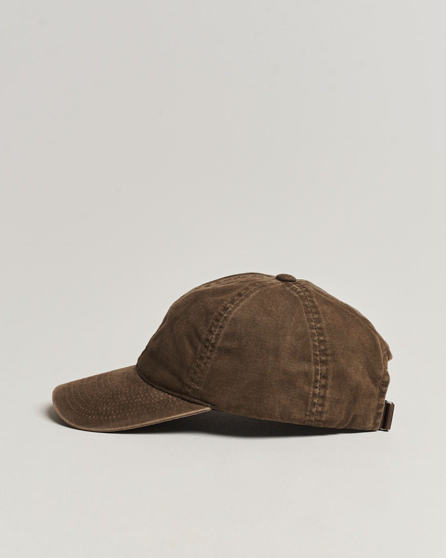 Herren | Accessoires | Varsity Headwear | Washed Cotton Baseball Cap Dark Beige