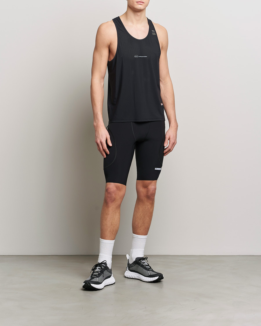 Herren | T-Shirts | Satisfy | Space-O Singlet Black