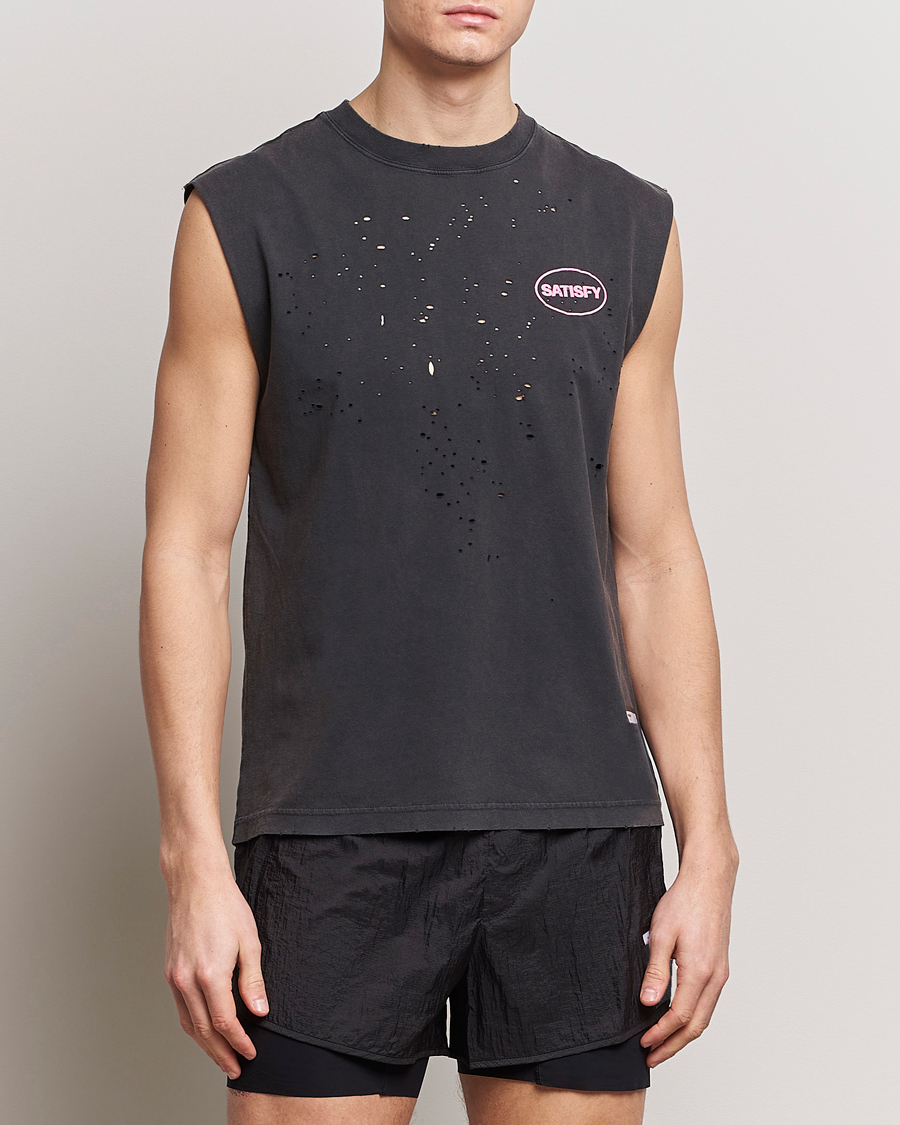 Herr | Linnen | Satisfy | MothTech Muscle Tee Aged Black