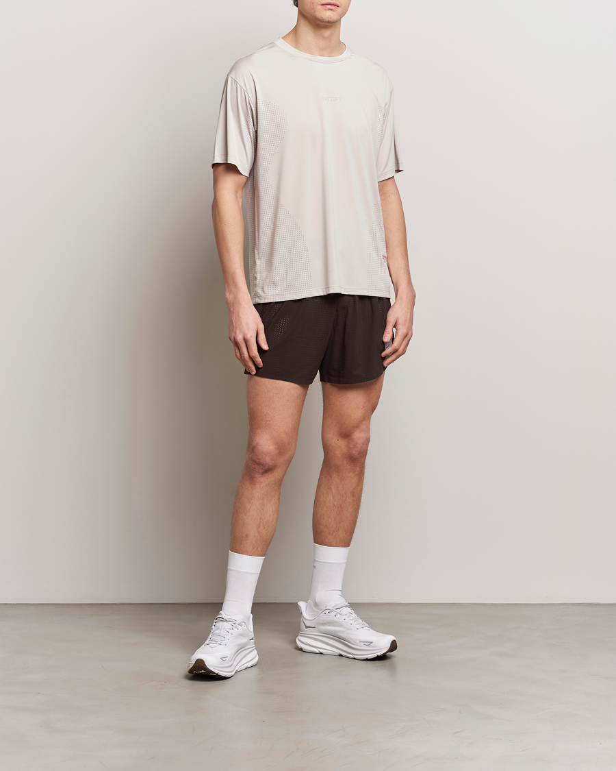 Herren | T-Shirts | Satisfy | AuraLite Air T-Shirt Mineral Dolomite