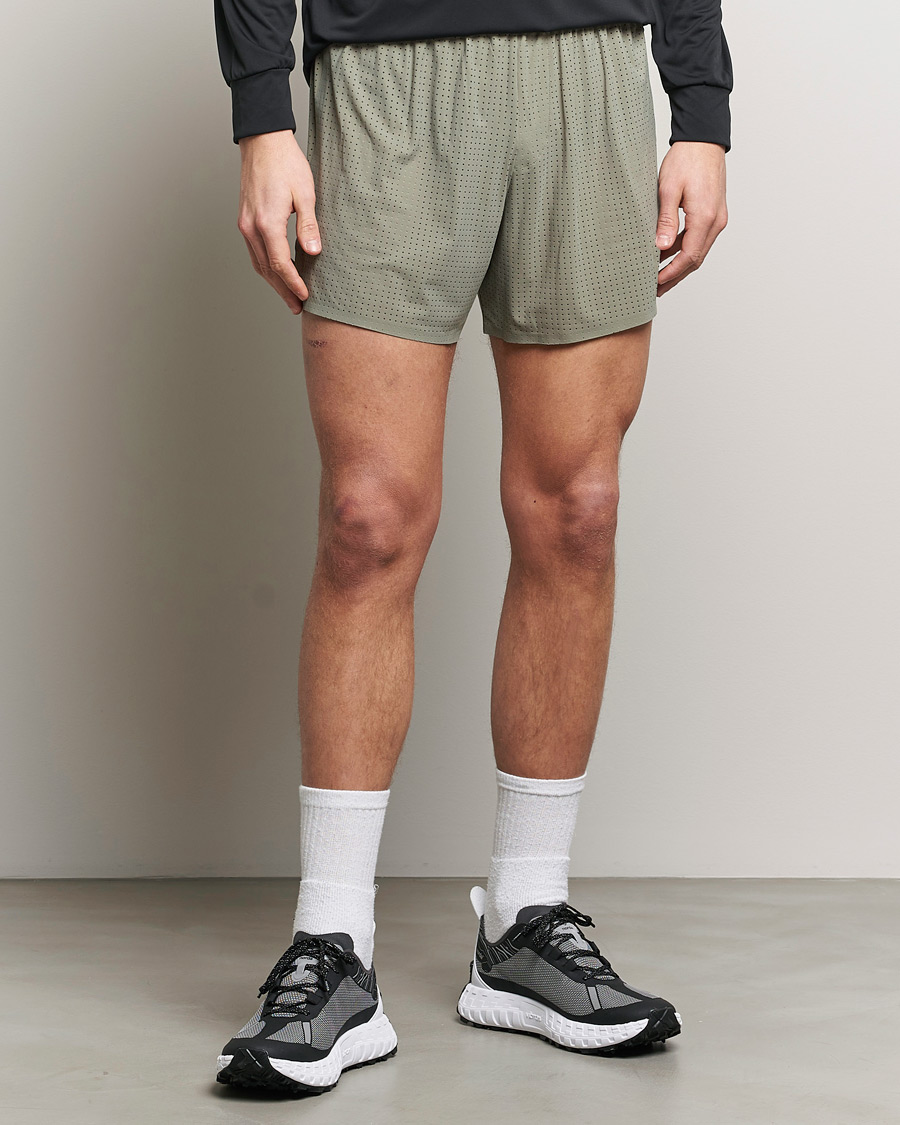 Men | Functional shorts | Satisfy | Space-O 5 Inch Shorts Dark Sage
