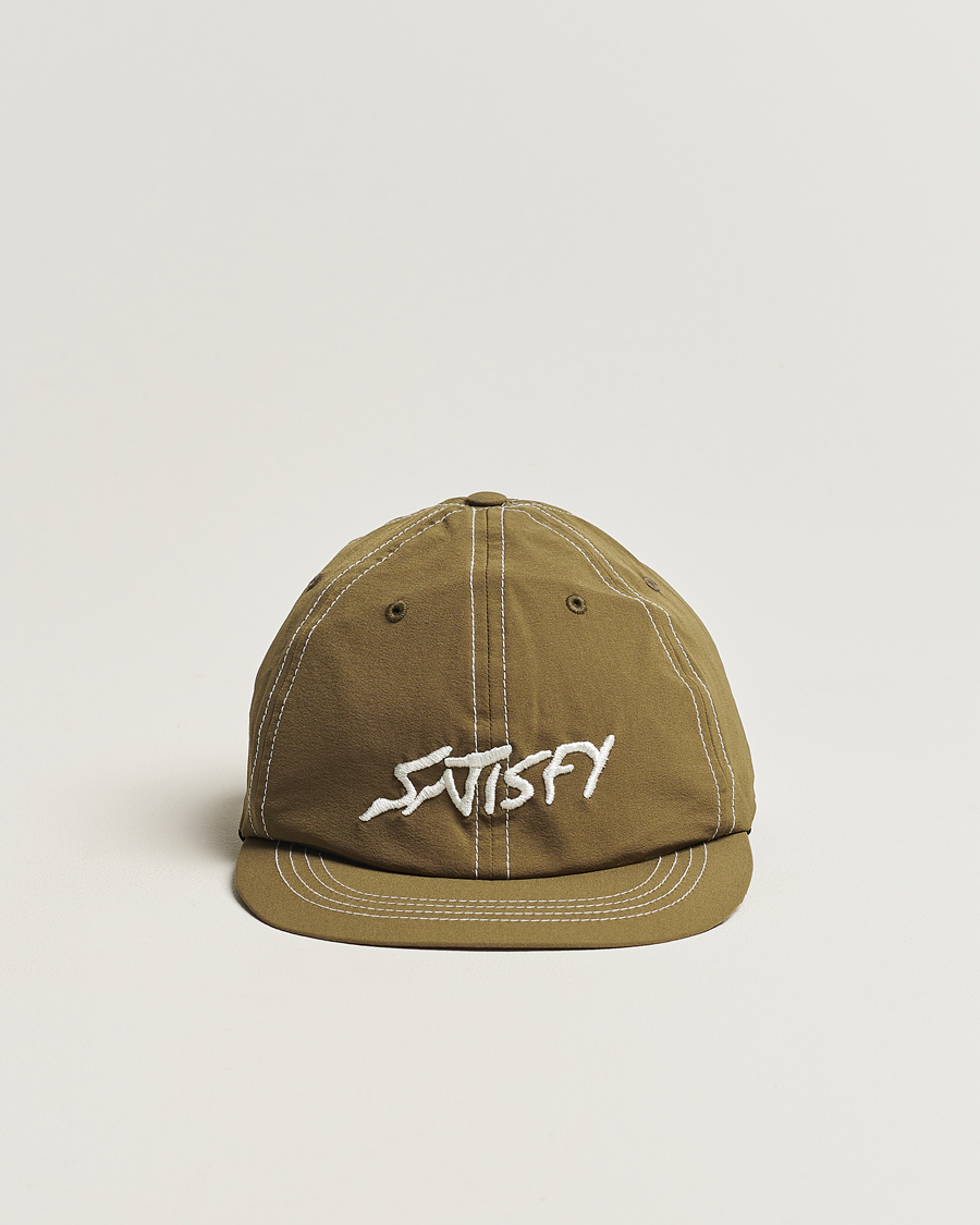 Herren | Satisfy PeaceShell Running Cap Oil Green | Satisfy | PeaceShell Running Cap Oil Green