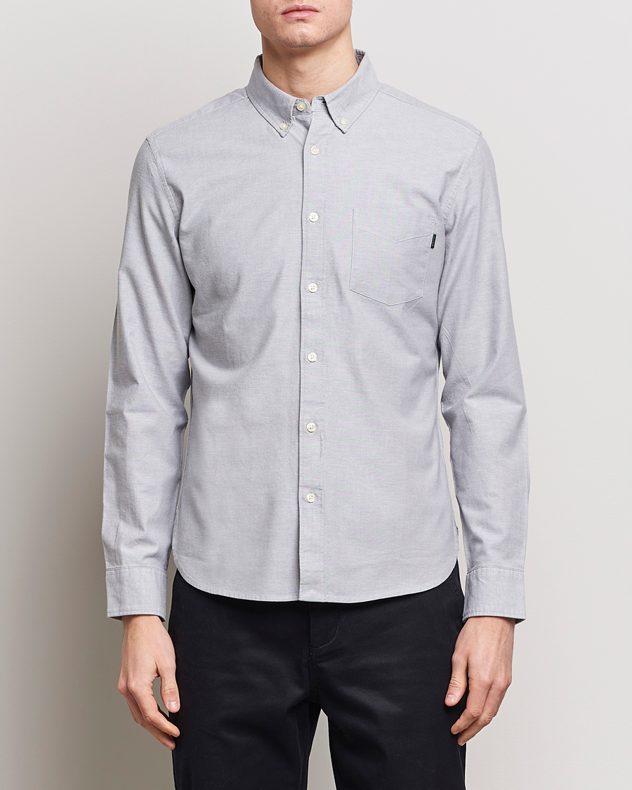 Herren | Hemden | Dockers | Cotton Stretch Oxford Shirt Medium Grey Heather