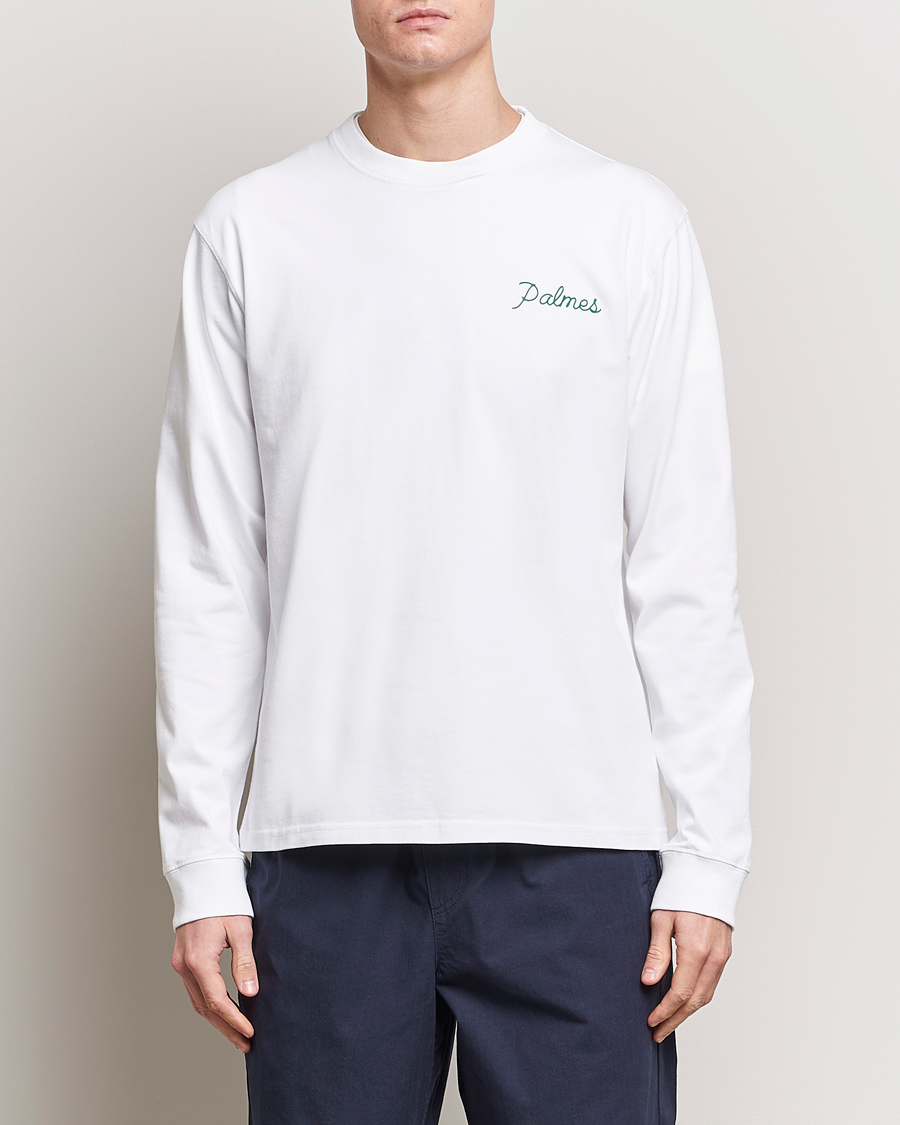 Herren |  | Palmes | Sunset Long Sleeve T-Shirt White