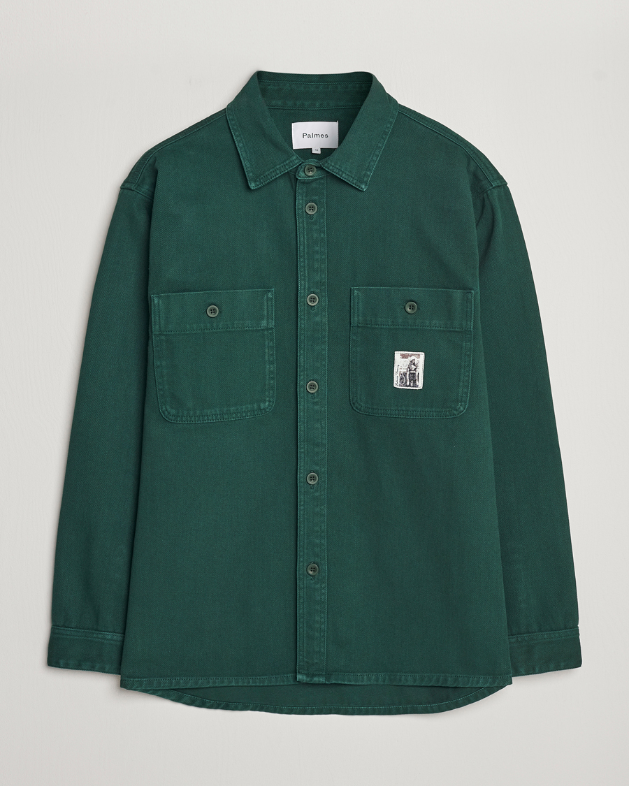 Herren | Hemden | Palmes | Roland Overshirt Bottle Green