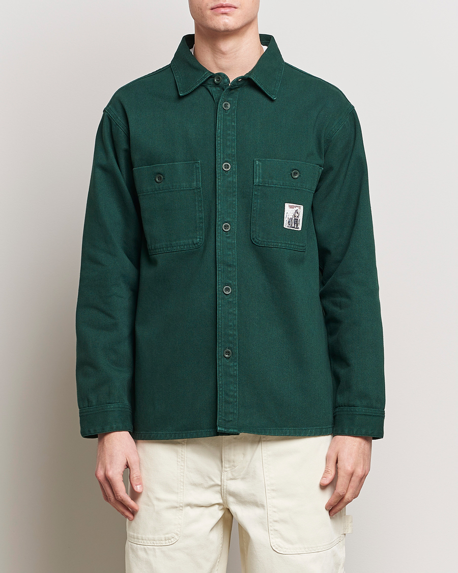 Herren | An overshirt occasion | Palmes | Roland Overshirt Bottle Green