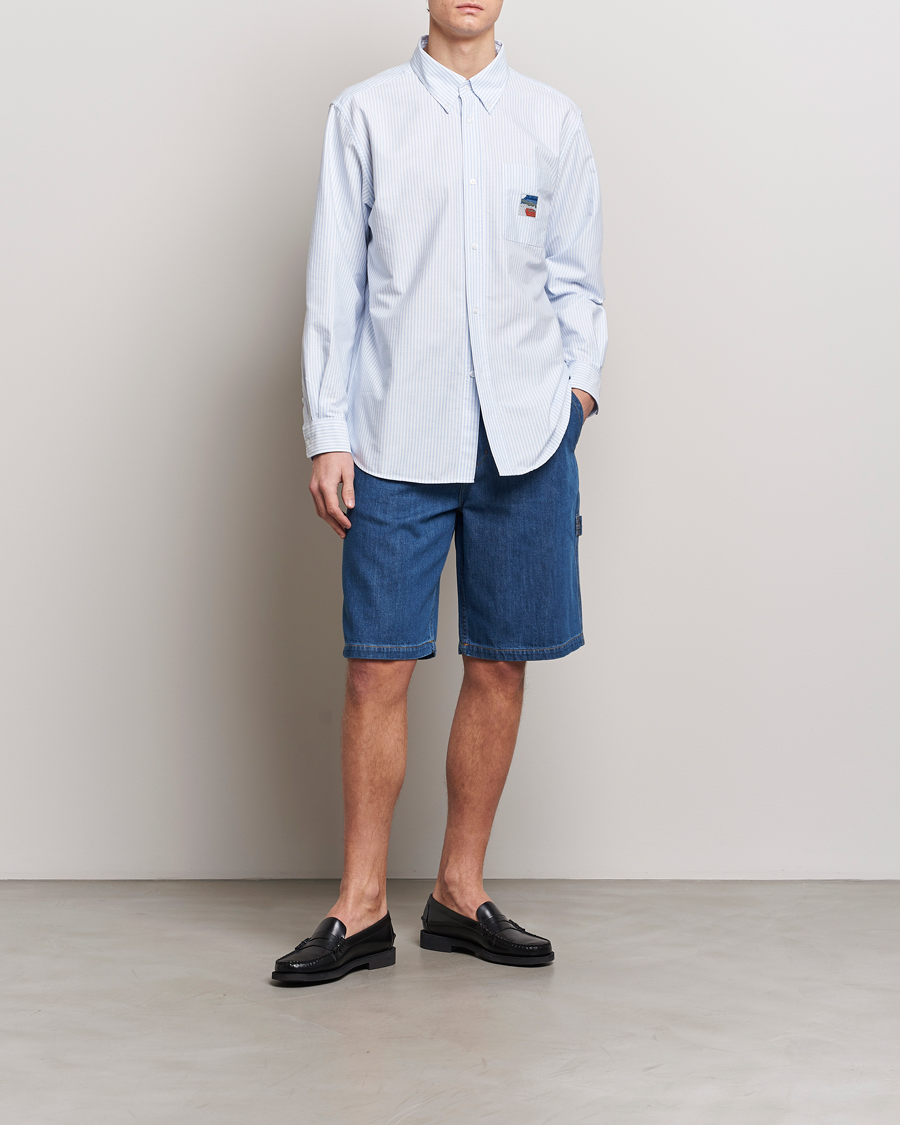 Herren | Hemden | Palmes | Deuce Oxford Shirt Light Blue Stripe