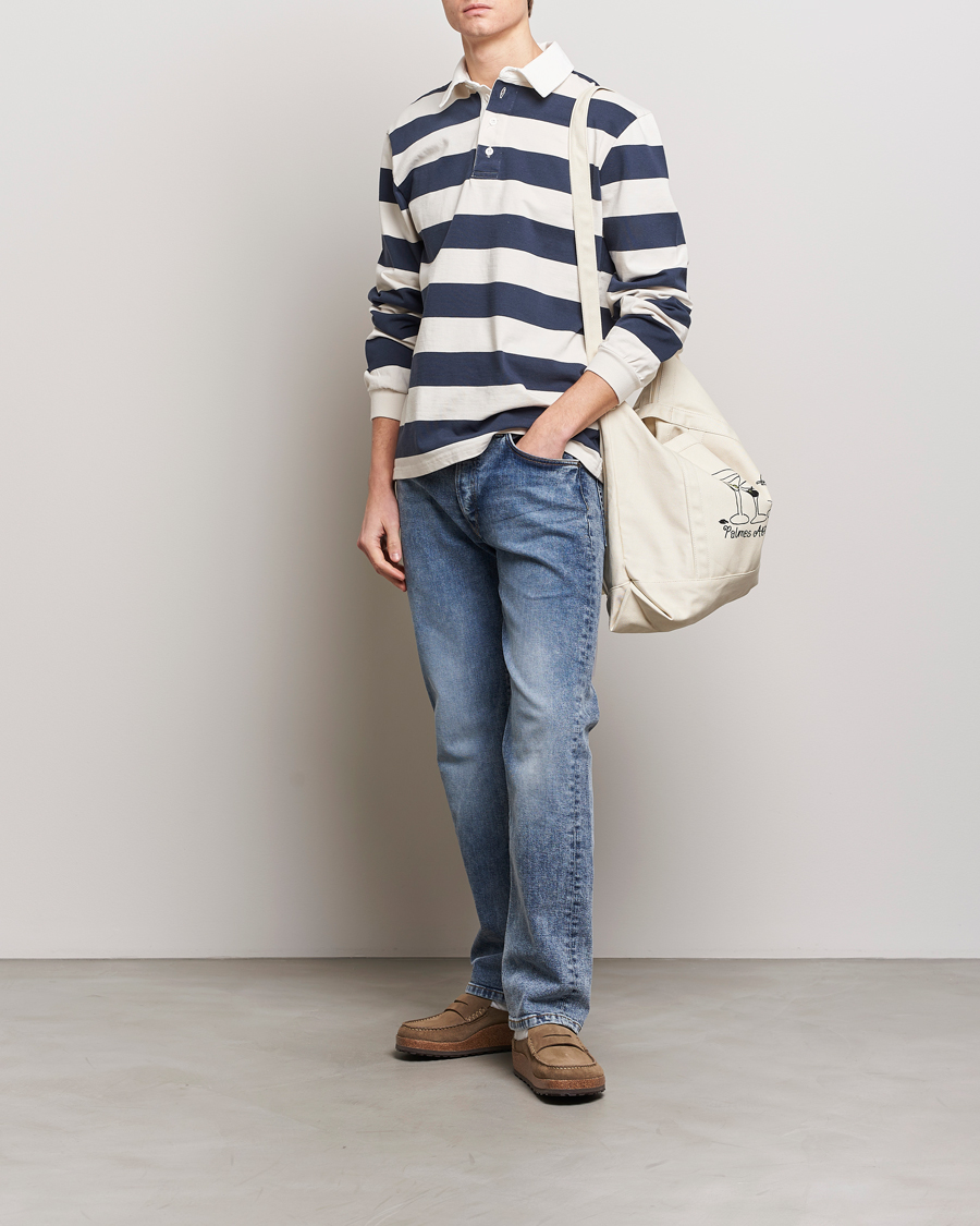 Herren | Pullover | Palmes | Colt Rugby Shirt Navy/White
