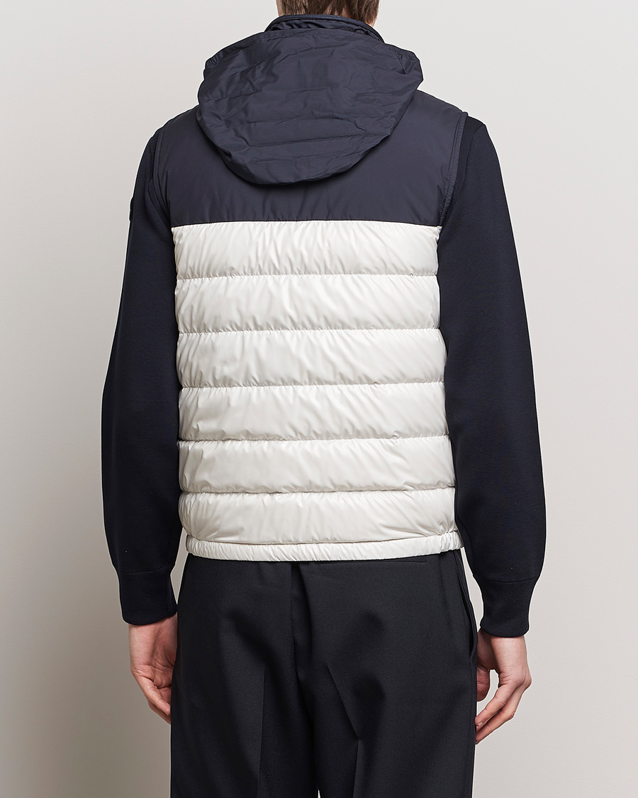 Herren | Jacken | Moncler | Cerces Down Vest Off White/Navy